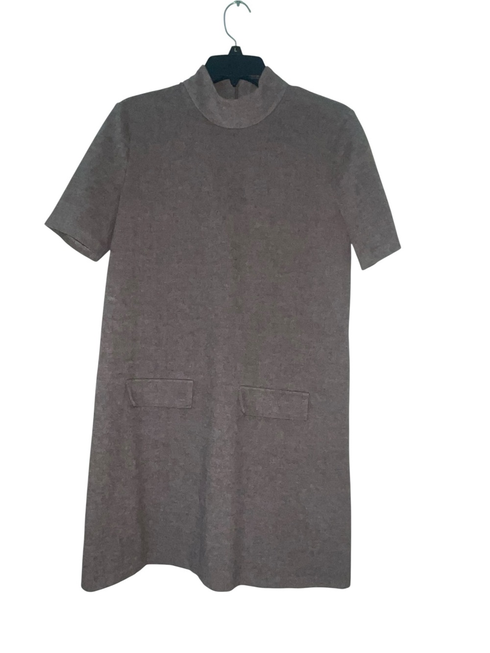 Zara mock neck pocket dress. Size large GUC